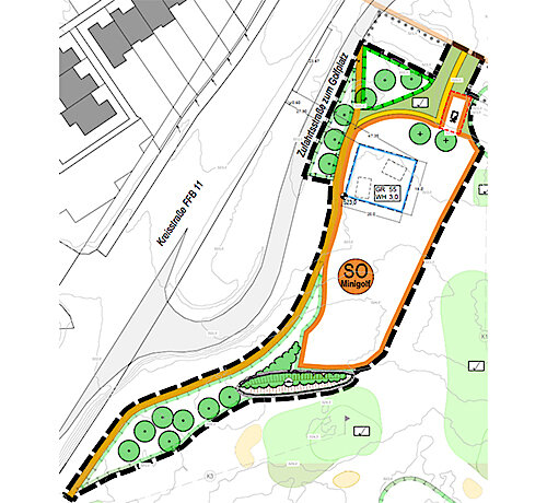 1. Änderung des Bebauungsplanes Nr. 53 „Minigolf“